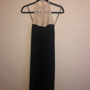 Flying Tomato Bohemian knit halter dress